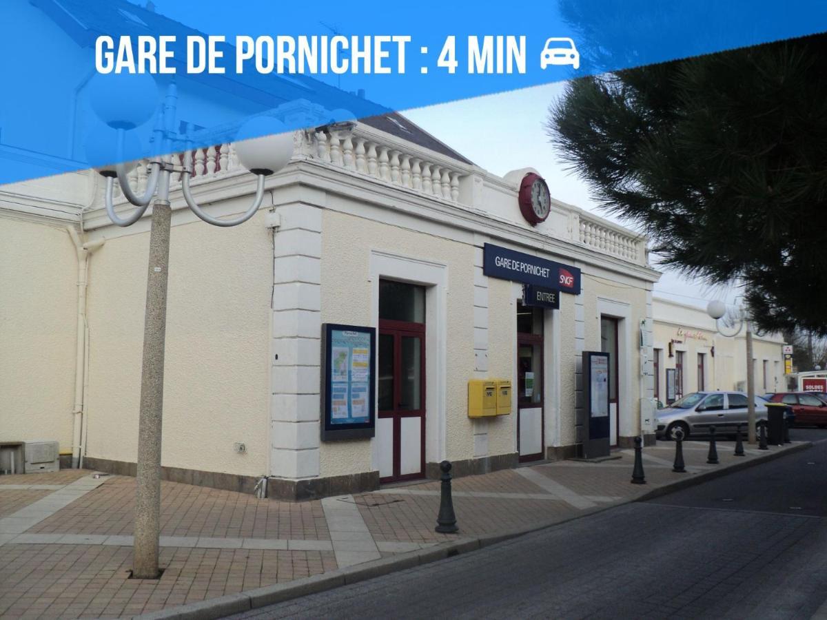 Appartement La Baule Pornichet Terrasse - Cuisine - Calme - Wifi - Parking Gratuit المظهر الخارجي الصورة
